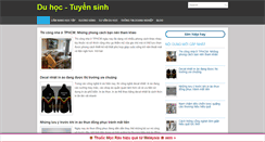 Desktop Screenshot of dhts.edu.vn