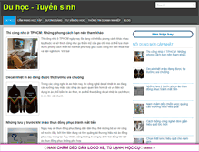 Tablet Screenshot of dhts.edu.vn